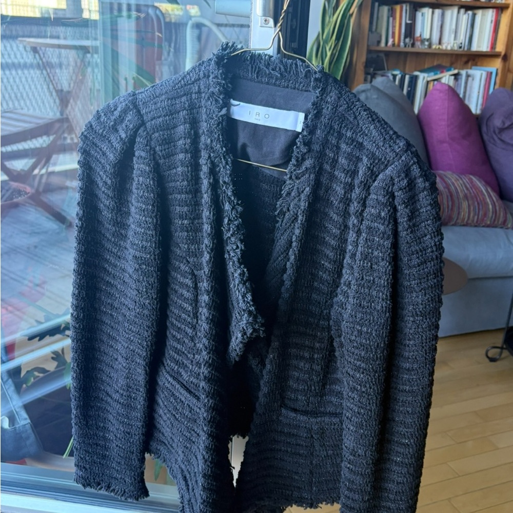 IRO Black Textured Blazer